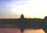 Закат на реке Сосна